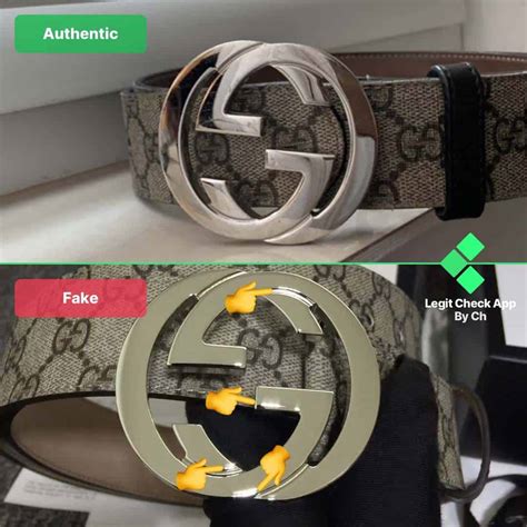 gucci belt men fake|Gucci Belt Authenticity Check: REAL vs FAKE Guide.